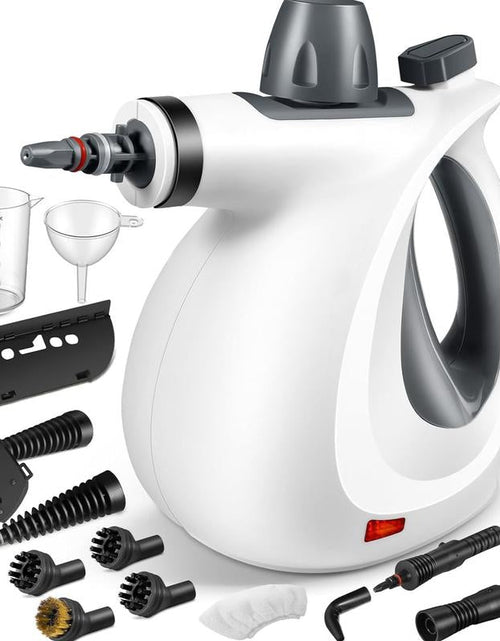 Load image into Gallery viewer, Pressurized Handheld Steam Cleaner &amp; Rechargeable Spin Scrubber
